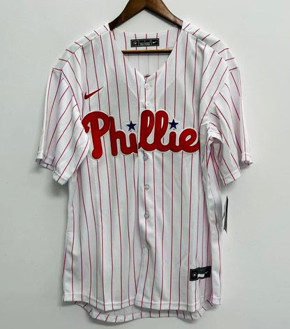 Christopher Sanchez YOUTH KIDS Philadelphia Phillies Official MLB Jersey white pinstripes