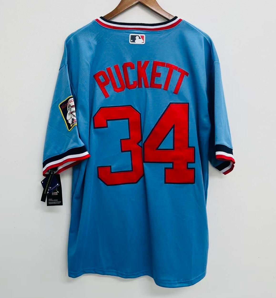 Kirby Puckett YOUTH KIDS Minnesota Twins Official MLB Nike Jersey