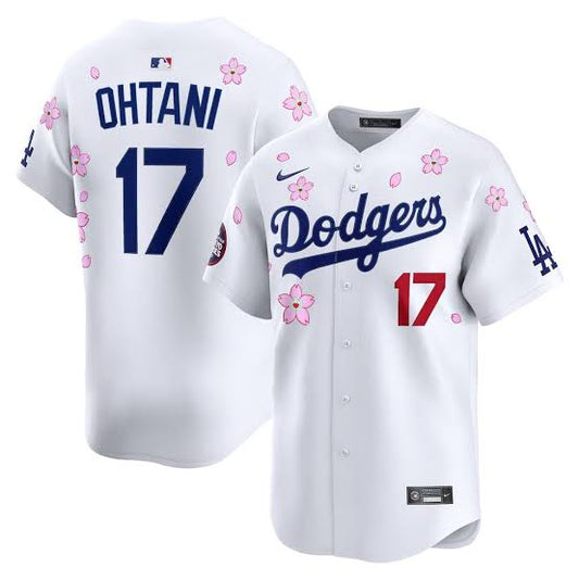 Shohei Ohtani Los Angeles Dodgers YOUTH KIDS Official MLB Nike Jersey Flowers