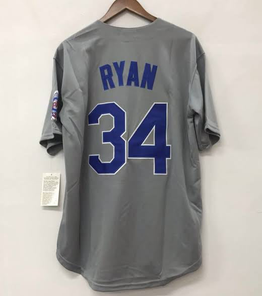 Nolan Ryan YOUTH KIDS Texas Rangers Official MLB Nike Jersey gray