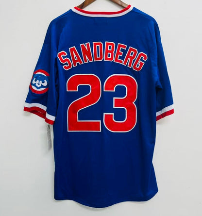 Ryne Sandberg 1984 YOUTH KIDS Chicago Cubs Official MLB jersey