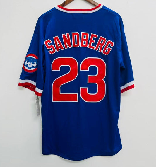 Ryne Sandberg 1984 YOUTH KIDS Chicago Cubs Official MLB jersey