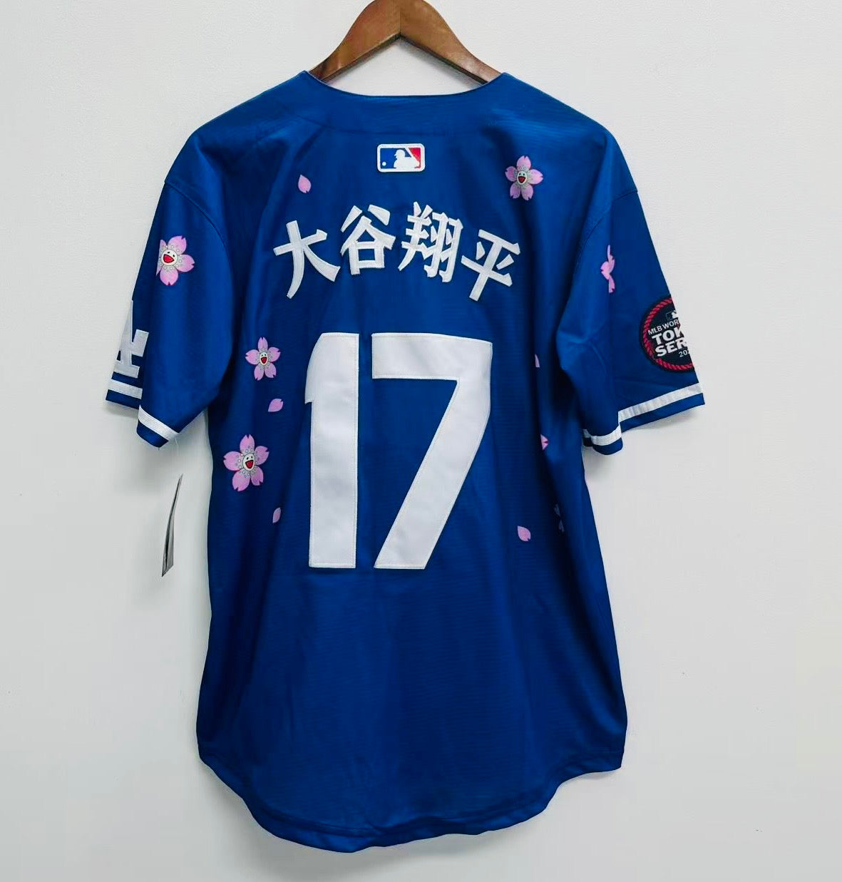 Shohei Ohtani Los Angeles Dodgers YOUTH KIDS Official MLB Nike Jersey Japanese Flowers