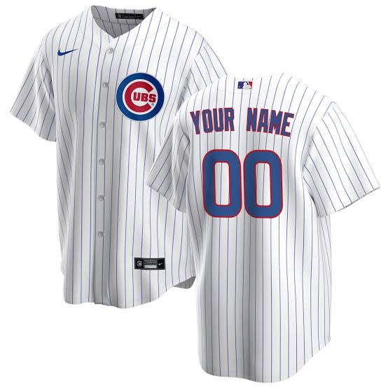 Any Name & Number YOUTH KIDS Chicago Cubs Official MLB customized Jersey white