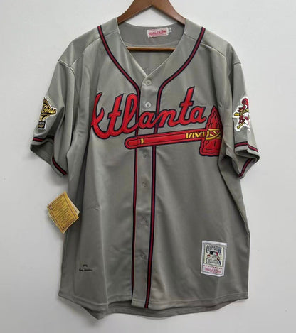 Greg Maddux YOUTH KIDS Atlanta Braves jersey Mitchell & Ness