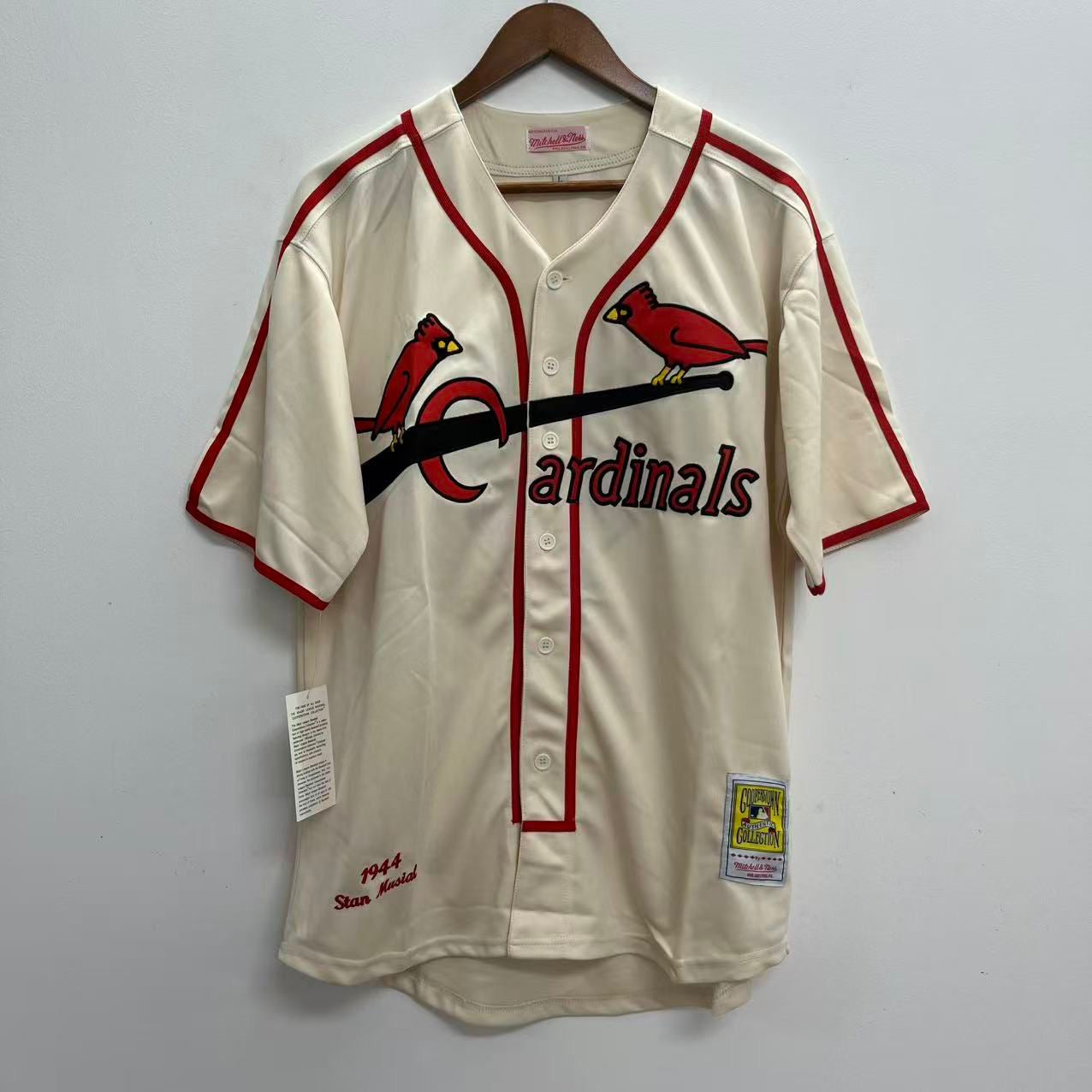 Stan Musial 1944 YOUTH KIDS St. Louis Cardinals Official MLB Jersey