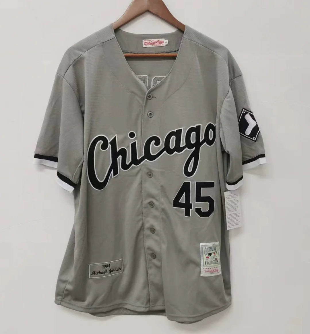 Michael Jordan YOUTH KIDS Chicago White Sox Official MLB Jersey gray