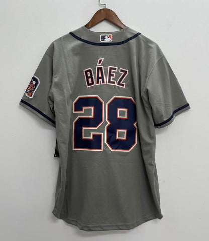 Javier Baez Detroit Tigers Youth Official MLB Nike Jersey gray