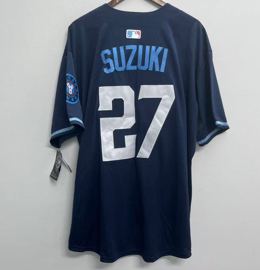 Seiya Suzuki YOUTH KIDS Chicago Cubs Official MLB City Connect Limited jersey