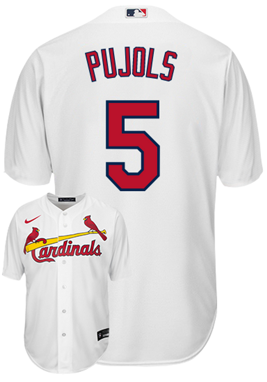 Albert Pujols YOUTH KIDS St. Louis Cardinals Official MLB Nike Jersey white