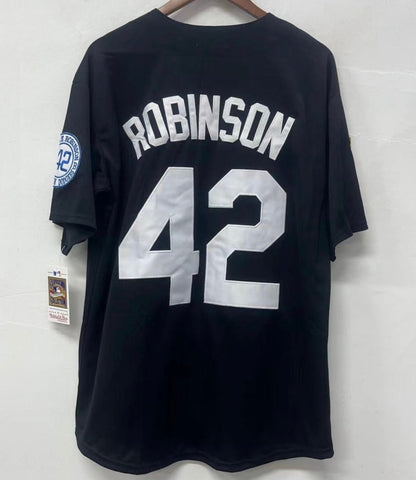 Jackie Robinson YOUTH KIDS Brooklyn Dodgers Official MLB Jersey black