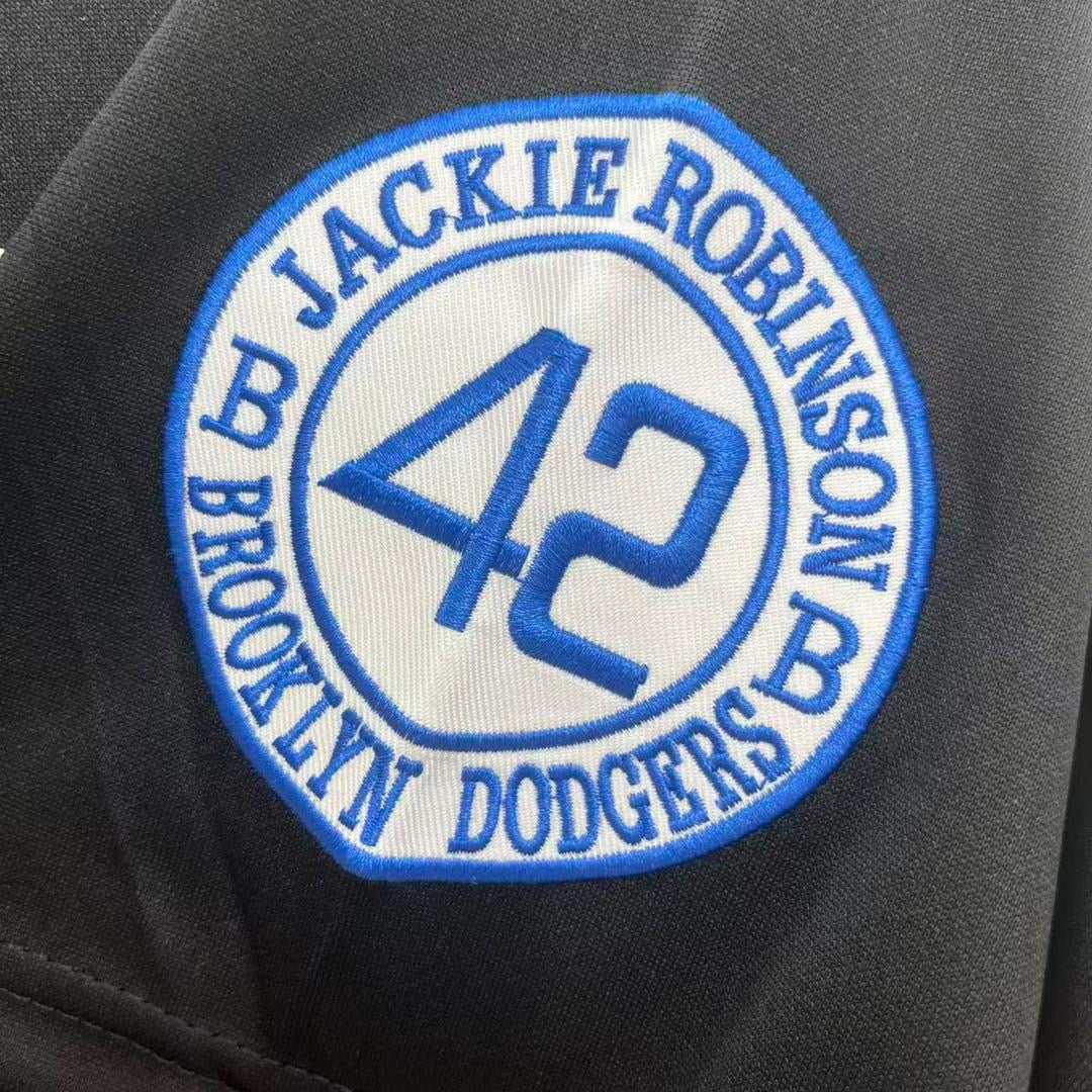 Jackie Robinson YOUTH KIDS Brooklyn Dodgers Official MLB Jersey black