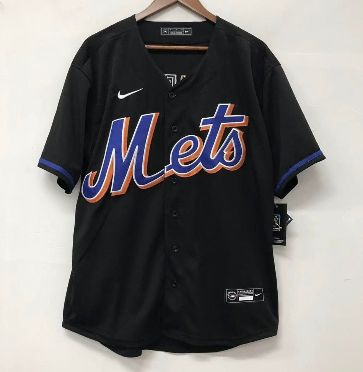 Francisco Lindor YOUTH KIDS New York Mets Official MLB Nike Jersey black