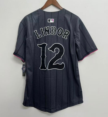 Francisco Lindor YOUTH KIDS New York Mets Official MLB Nike City Connect Limited Jersey