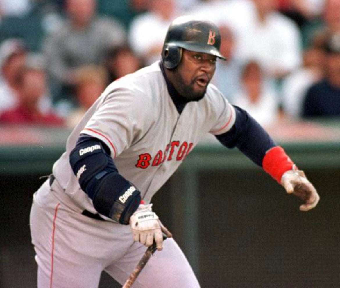 Mo Vaughn YOUTH KIDS Boston Red Sox Official MLB Majestic Jersey