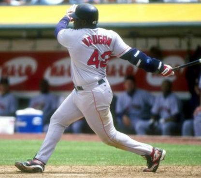 Mo Vaughn YOUTH KIDS Boston Red Sox Official MLB Majestic Jersey