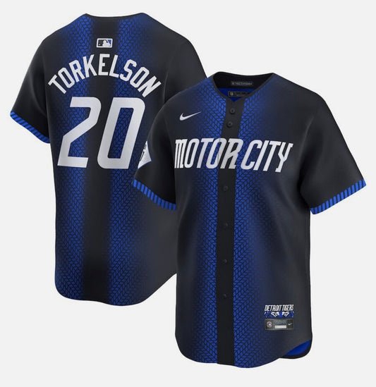 Spencer Torkelson Detroit Tigers Youth Official MLB Nike City Connect Limited Jersey