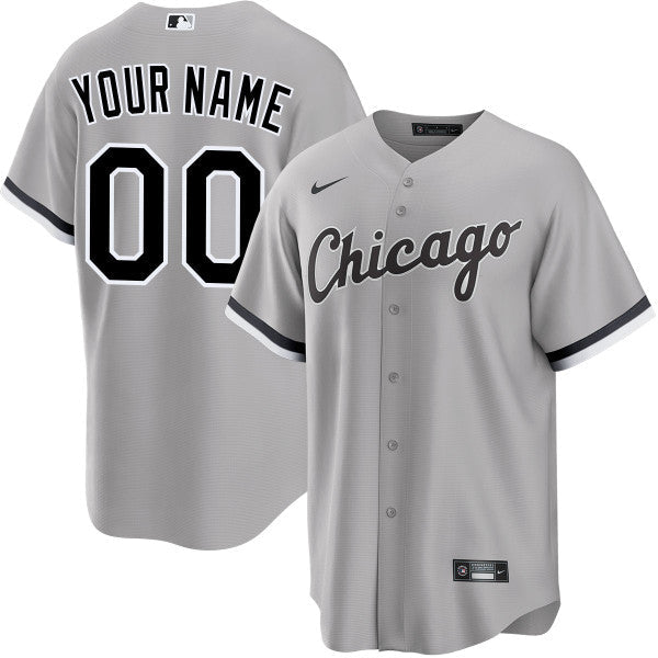 Any Name and Number customized YOUTH Chicago White Sox Official MLB Nike jersey gray