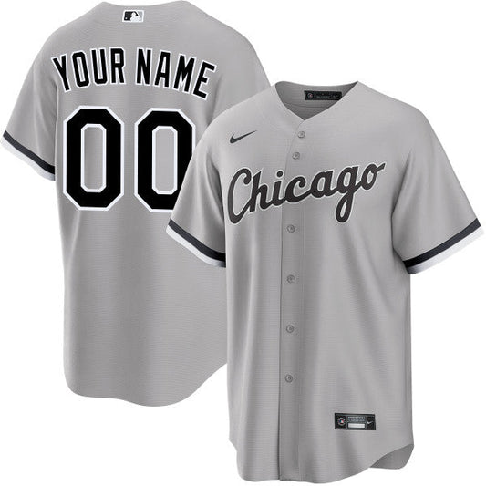Any Name and Number customized YOUTH Chicago White Sox Official MLB Nike jersey gray