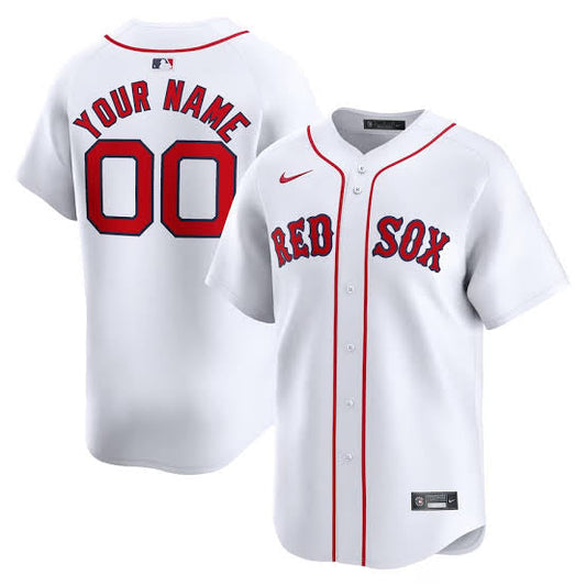 Any Name and Number customized YOUTH Boston Red Sox Official MLB Nike Jersey white