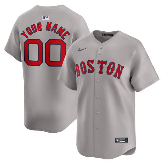 Any Name and Number customized YOUTH Boston Red Sox Official MLB Nike jersey gray
