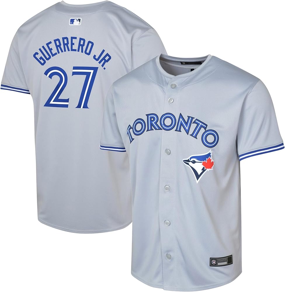 Vladimir Guerrero Jr. YOUTH Toronto Blue Jays Official MLB Nike Jersey Gray