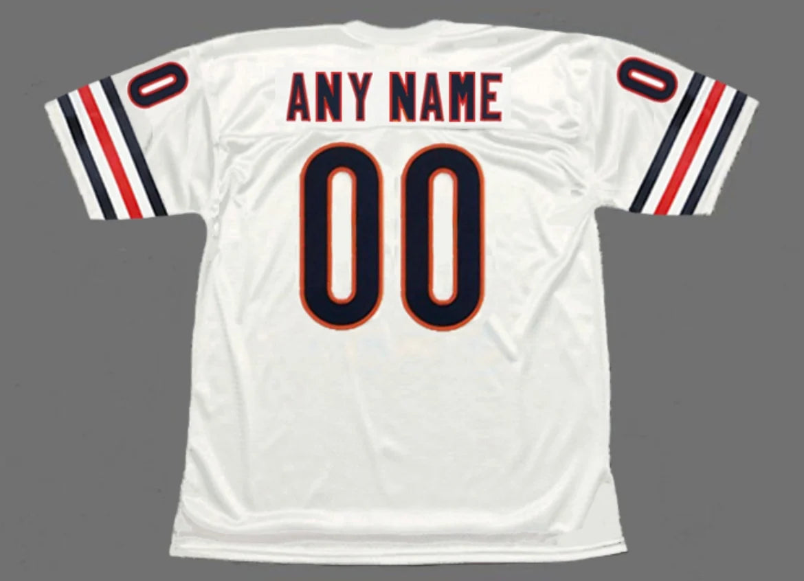 Any name & Number 1970’s Chicago Bears NFL Mitchell & Ness Jersey white