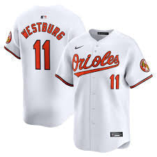 Jordan Westburg YOUTH Baltimore Orioles Official MLB Nike jersey White