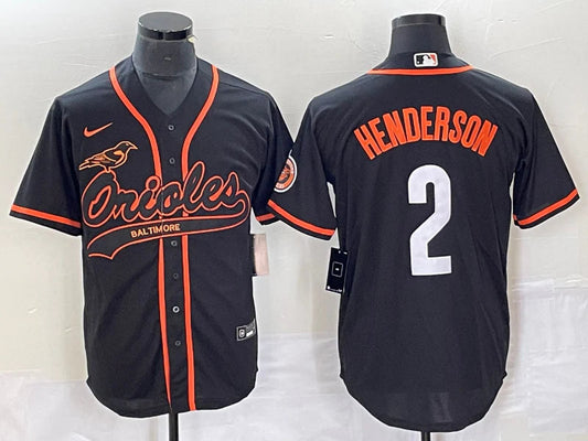 Gunnar Henderson YOUTH Baltimore Orioles Official MLB Nike jersey Black