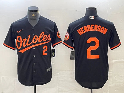 Gunnar Henderson YOUTH Baltimore Orioles Official MLB Nike jersey Black