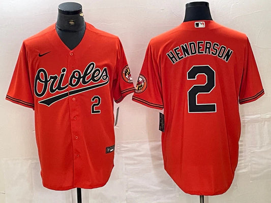 Gunnar Henderson YOUTH Baltimore Orioles Official MLB Nike jersey Orange
