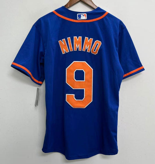 Brandon Nimmo YOUTH New York Mets Official MLB Nike Jersey blue