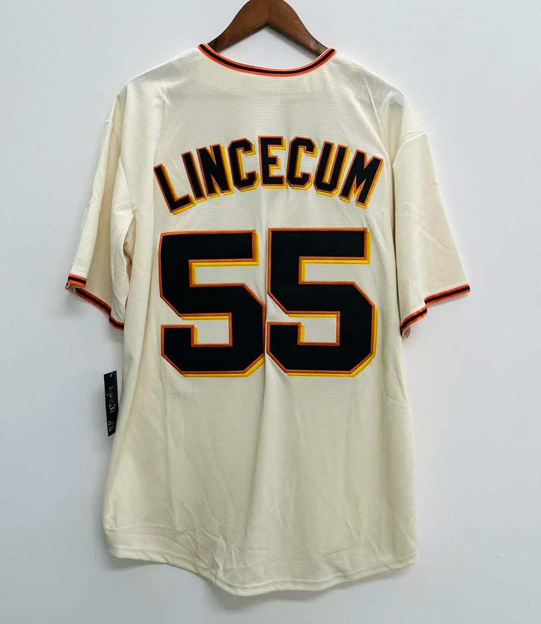 Tim Lincecum YOUTH SAN FRANCISCO Giants Official MLB jersey Majestic
