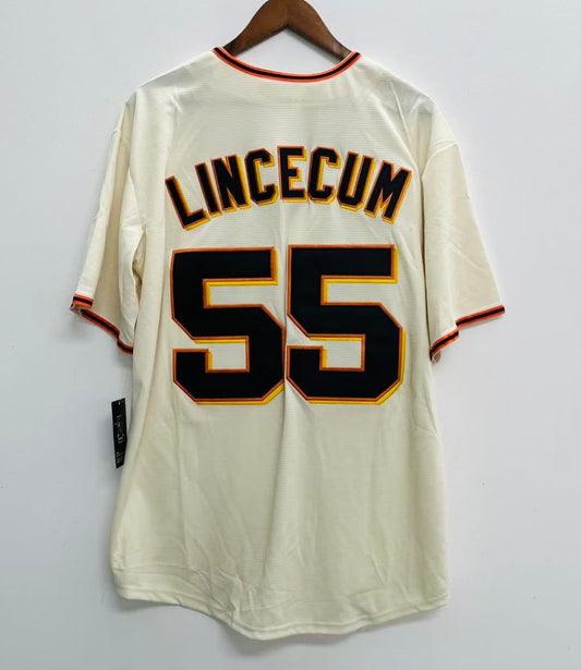 Tim Lincecum YOUTH SAN FRANCISCO Giants Official MLB jersey Majestic