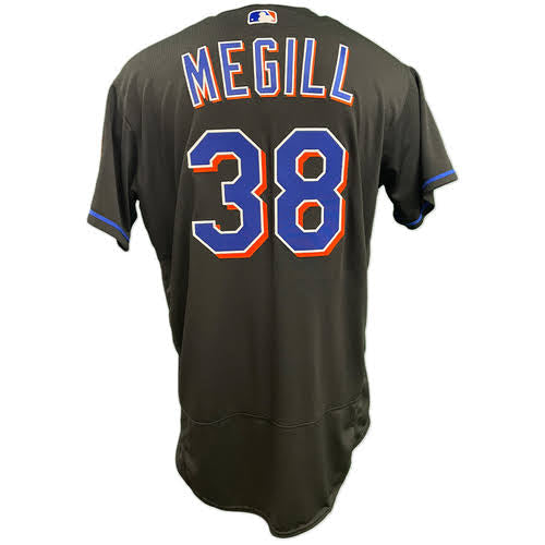 Tylor Megill YOUTH New York Mets Official MLB Nike Jersey black