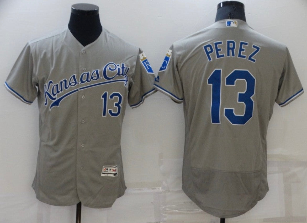 Salvador Pérez YOUTH KIDS Kansas City Royals Official MLB Majestic Jersey