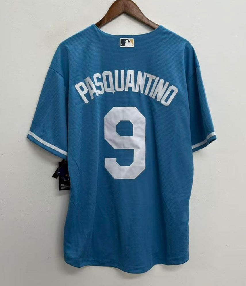 Vinnie Pasquantino YOUTH KIDS Kansas City Royals Official MLB Nike Jersey light blue