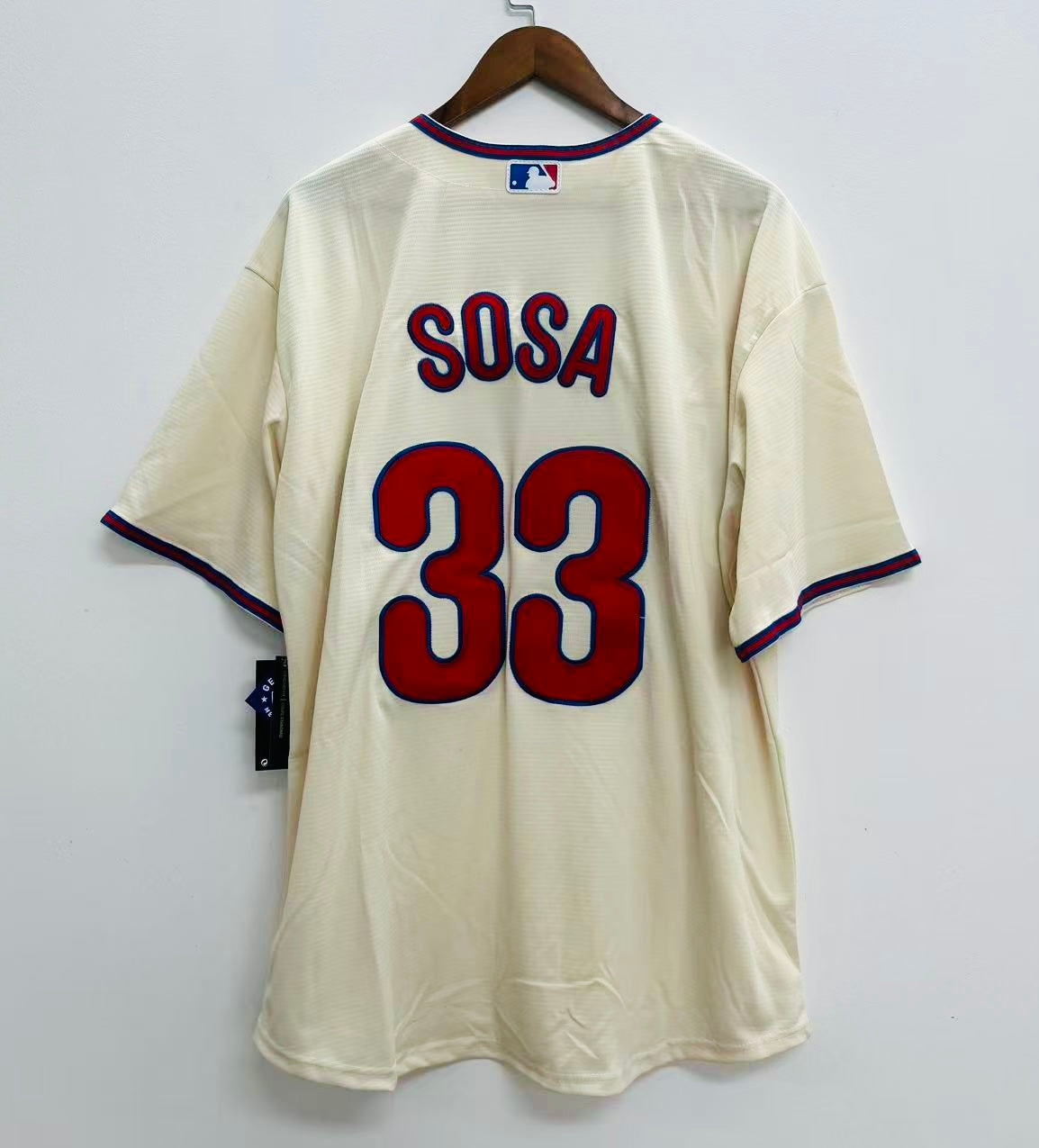 Edmundo Sosa YOUTH Philadelphia Phillies Official MLB Nike Jersey cream