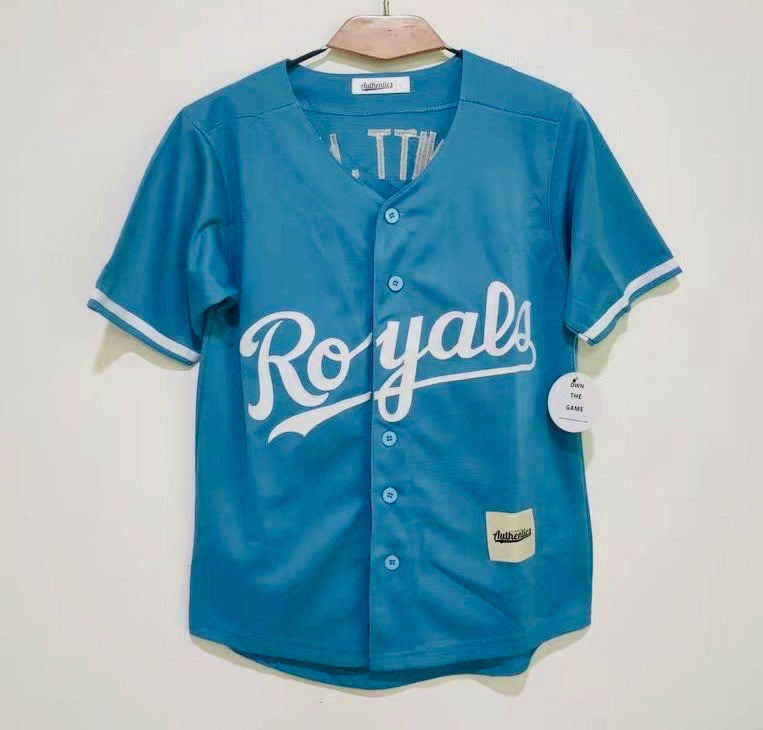 Bobby Witt Jr. YOUTH KIDS Kansas City Royals Jersey Classic Authentics