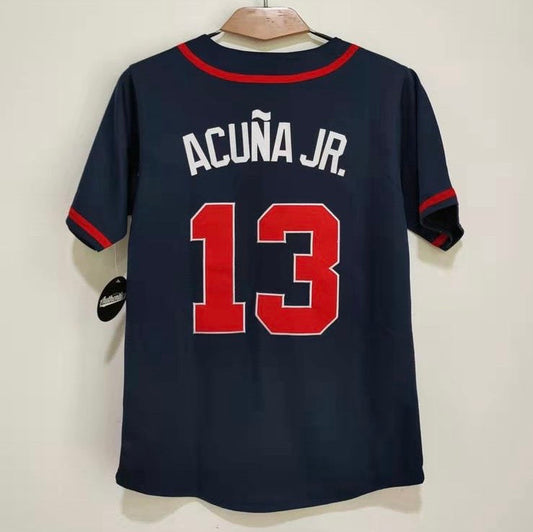 Ronald Acuña Jr. YOUTH Atlanta Braves jersey Classic Authentics