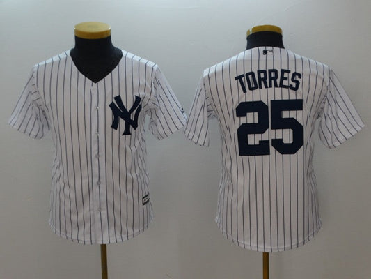 Gleyber Torres YOUTH New York Yankees Jersey white