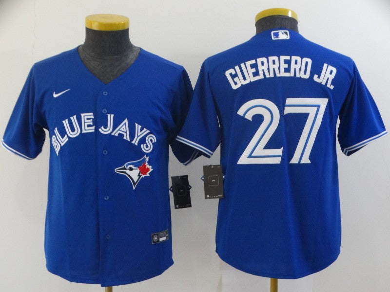 Vladimir Guerrero Jr. YOUTH Toronto Blue Jays Official MLB Nike Jersey Blue