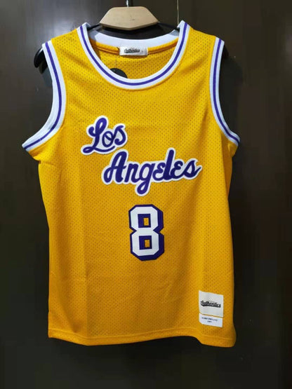 Kobe Bryant YOUTH Los Angeles Lakers Jersey Yellow