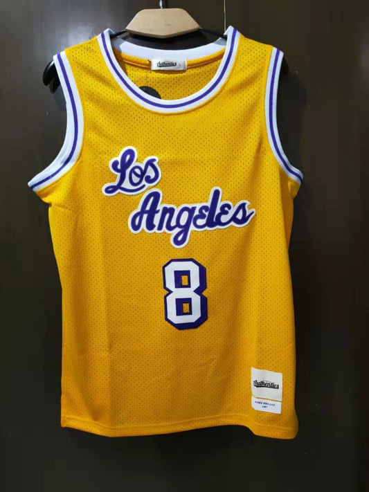 Kobe Bryant YOUTH Los Angeles Lakers Jersey Yellow