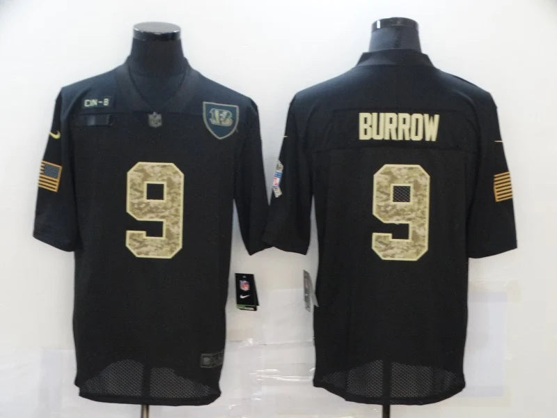 Joe Burrow Cincinnati Bengals military salute to service Jersey