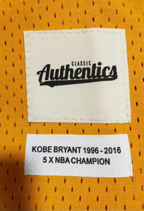 Kobe Bryant YOUTH Los Angeles Lakers Jersey Yellow #24