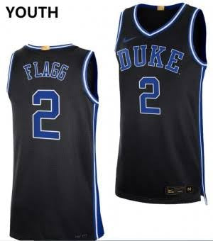 Cooper Flagg YOUTH KIDS Duke Blue Devils Official NCAA Nike Jersey black