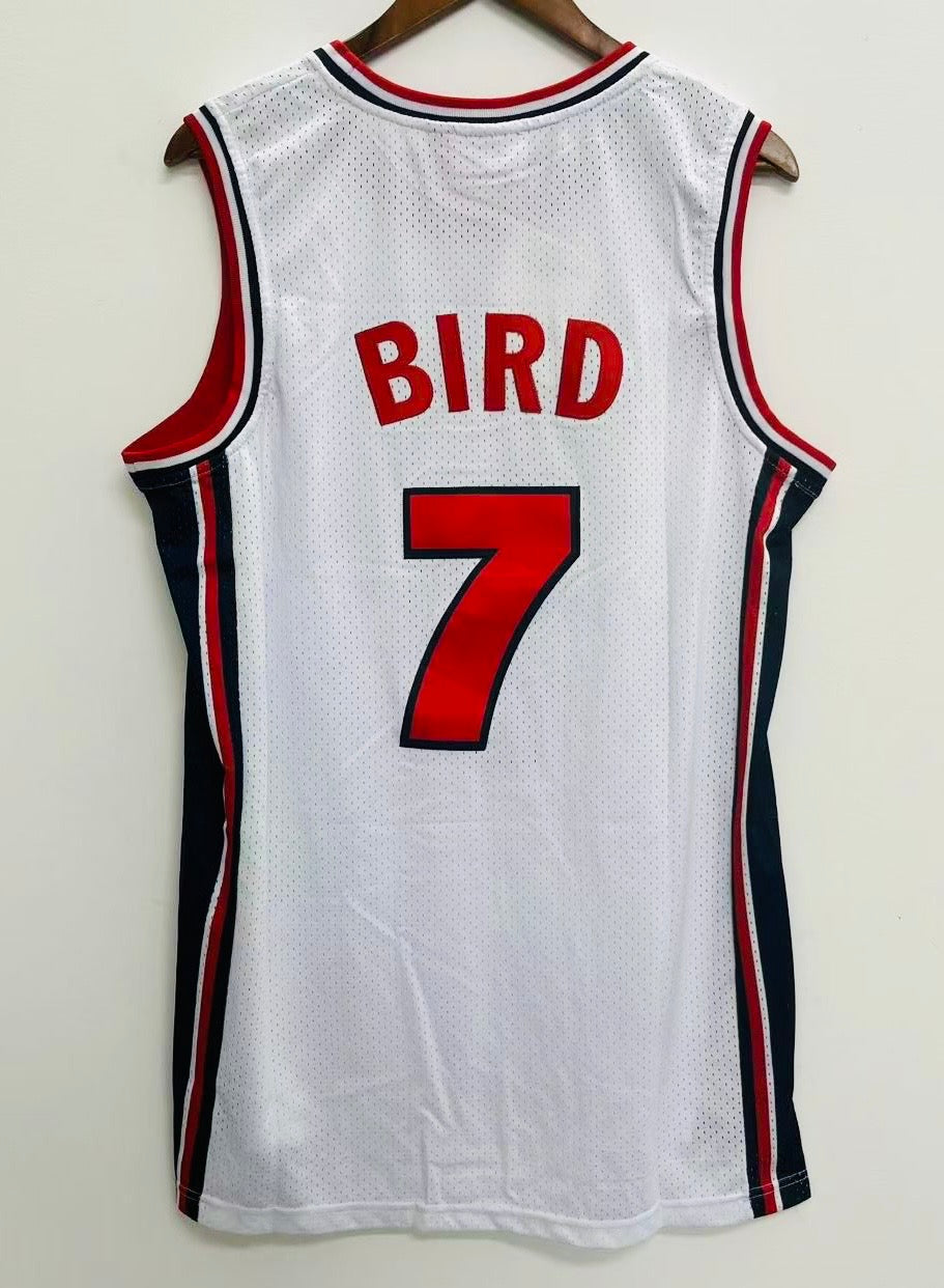Larry Bird YOUTH KIDS USA Basketball Olympic Mitchell & Ness Jersey