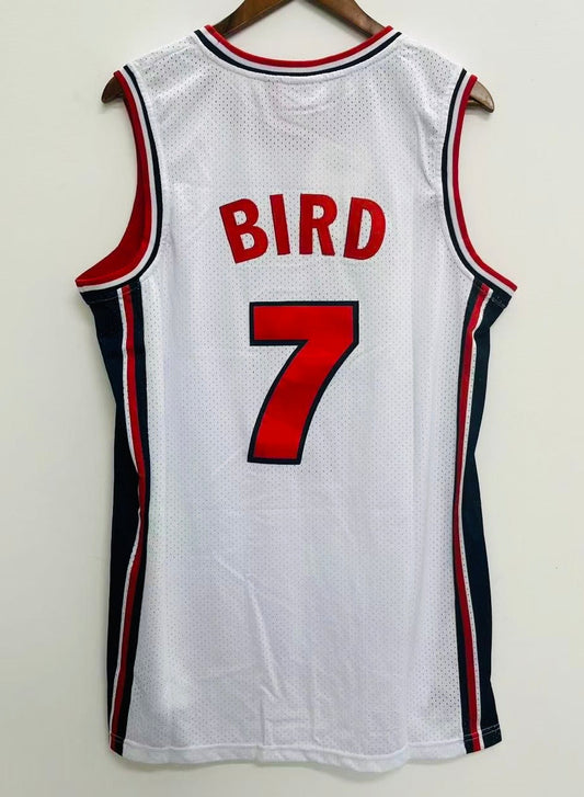 Larry Bird YOUTH KIDS USA Basketball Olympic Mitchell & Ness Jersey
