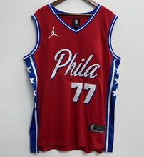 V. J. Edgecombe YOUTH KIDS Philadelphia 76ers Official NBA Jersey Red